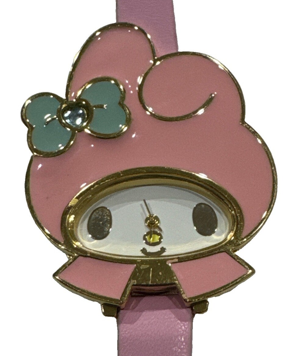 Sanrio My Melody Watch Japan import Hello Kitty Pink Band RARE Very Good